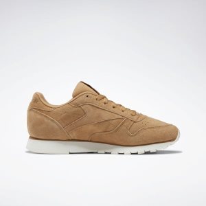 Adidasy Damskie Reebok Classic Leather Brązowe PL 70WOVNQ